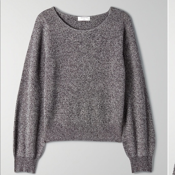 Aritzia babaton column sweater heather gray 2xs - Picture 2 of 3